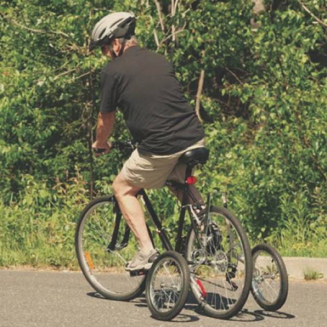 bike with adult training wheels